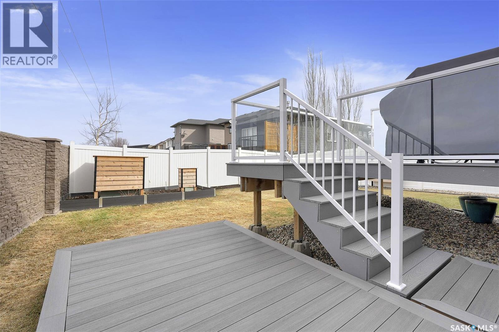 8933 Kestral Drive, Regina, SK - Outdoor With Deck Patio Veranda With Exterior