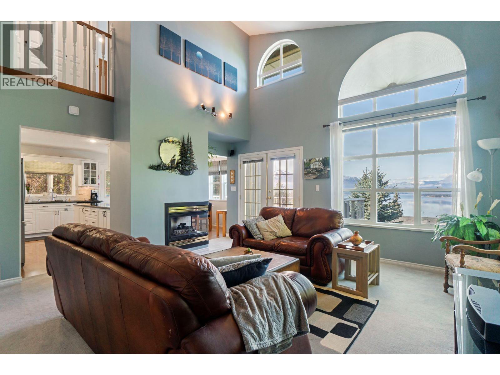 3471 Mcbride Road, Blind Bay, BC - Indoor Photo Showing Living Room With Fireplace