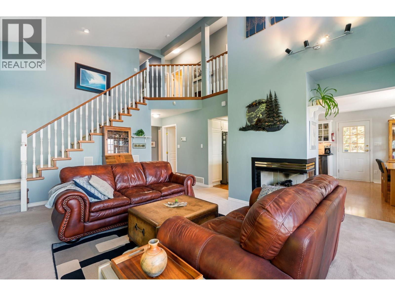 3471 Mcbride Road, Blind Bay, BC - Indoor Photo Showing Living Room With Fireplace