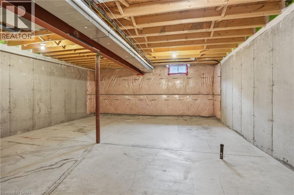 View of basement - 91 Chamomile Drive, Hamilton, ON - Indoor Photo Showing Basement