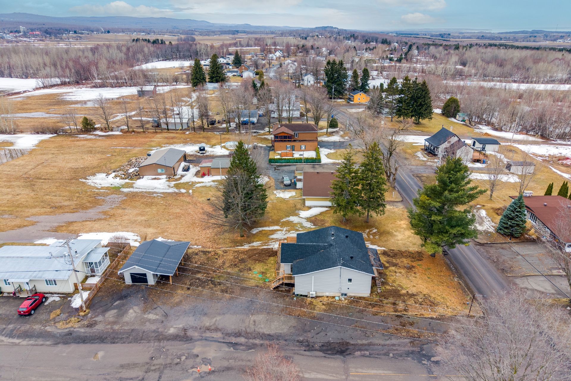 Aerial View - 922 Ch. Bellevue E., Cap-Saint-Ignace, QC - Outdoor With View