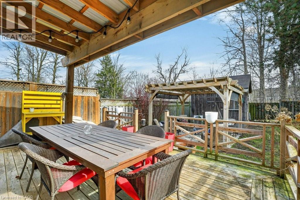 Back Deck - 54 Deerwood Crescent, Kitchener, ON - Outdoor With Deck Patio Veranda With Exterior