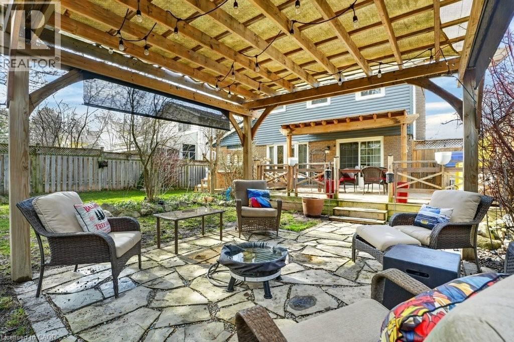 Backyard - 54 Deerwood Crescent, Kitchener, ON - Outdoor With Deck Patio Veranda
