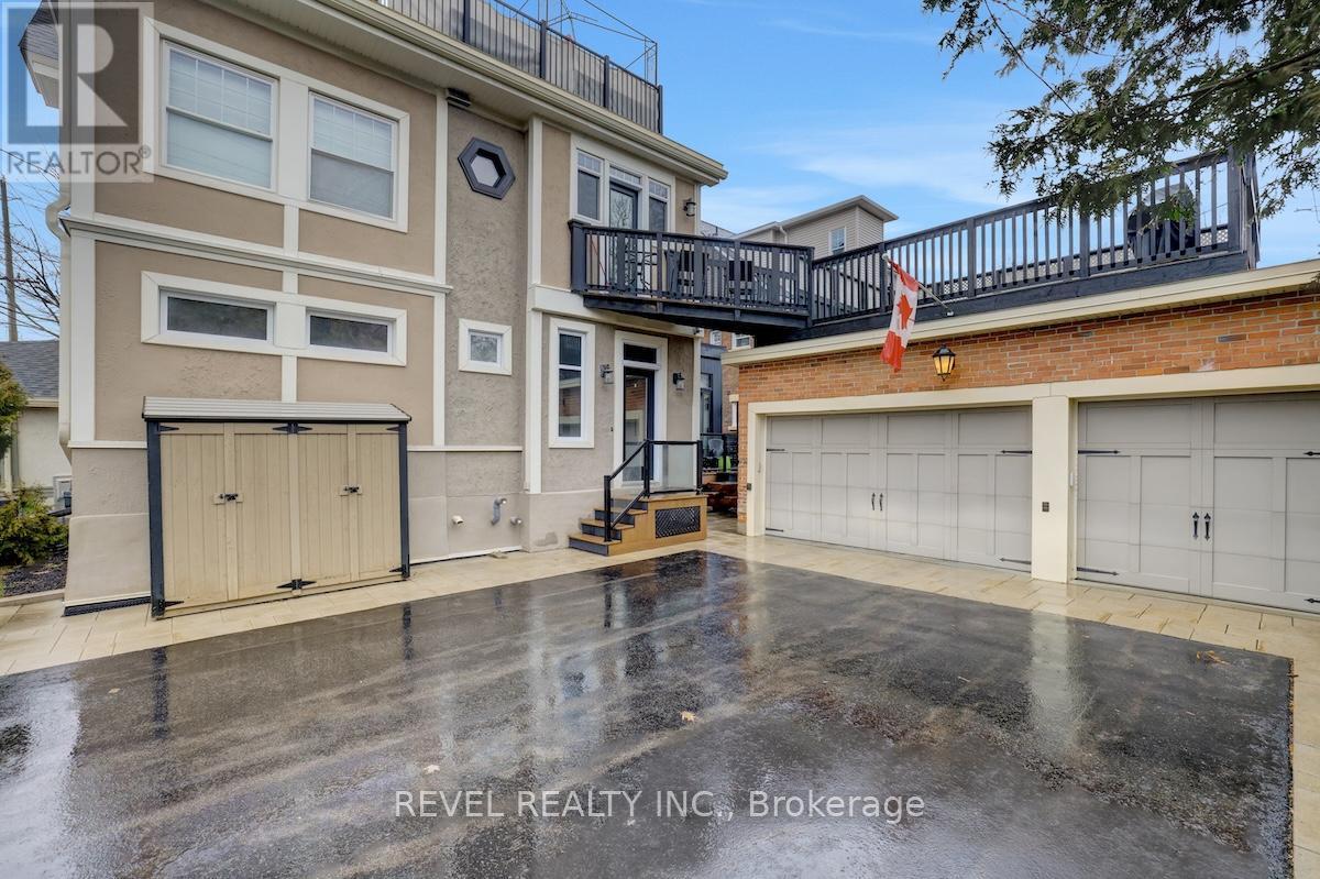 Exterior Garage & Laneway (View of unit #2 Deck) - 90 Powell Avenue, Ottawa, ON - Outdoor