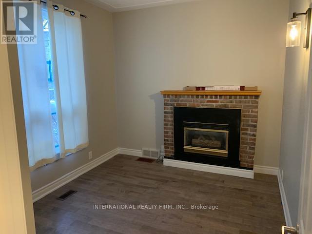300 Locke Street S, Hamilton, ON - Indoor Photo Showing Living Room With Fireplace