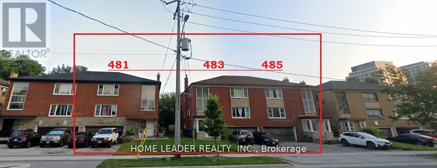3 semis: income + EHON/MTSA redevelopment upside - 481 Wilson Avenue, Toronto, ON