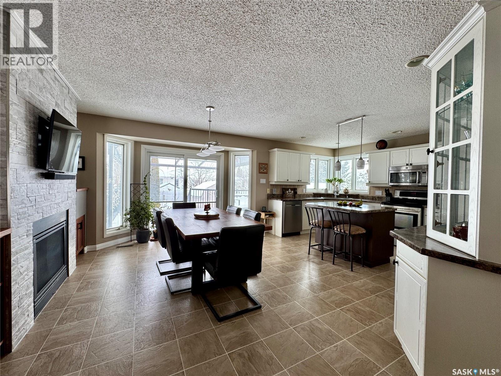 140 Morrison Drive, Yorkton, SK - Indoor With Fireplace