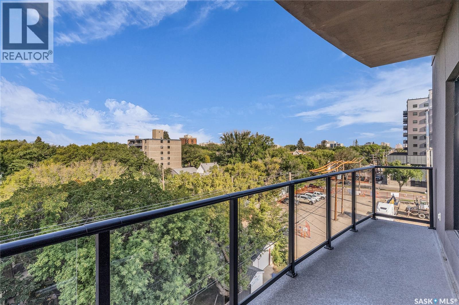 501 922 Broadway Avenue, Saskatoon, SK - Outdoor With Balcony With View