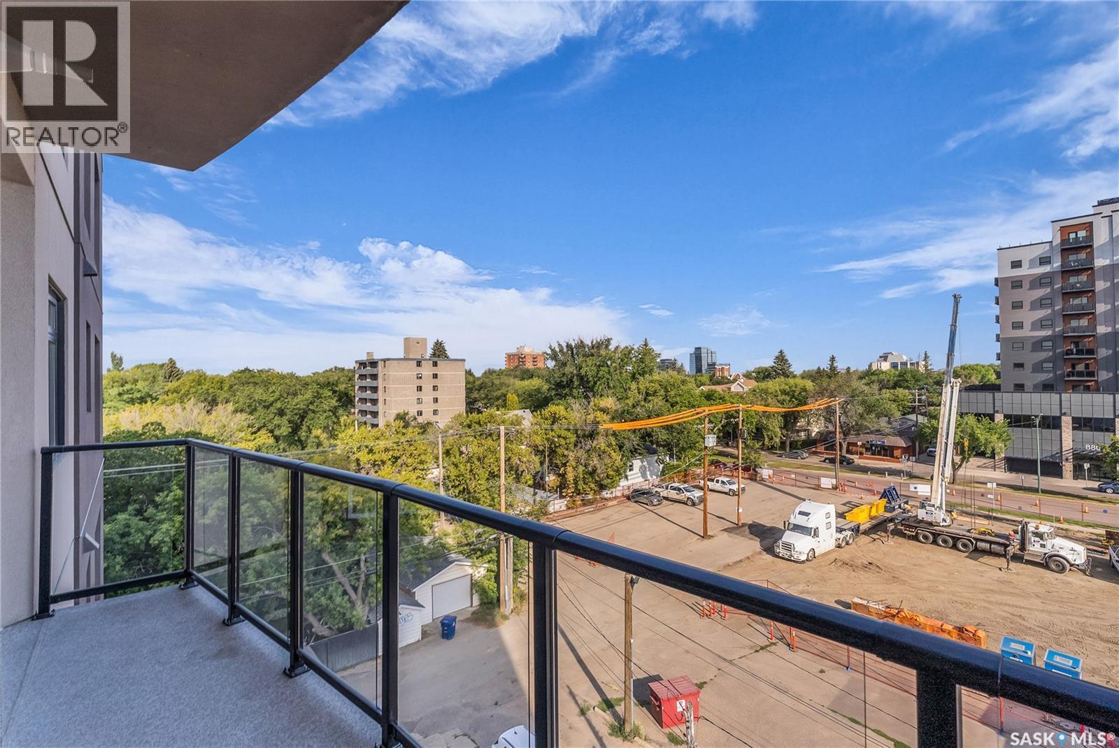 501 922 Broadway Avenue, Saskatoon, SK - Outdoor With Balcony With View