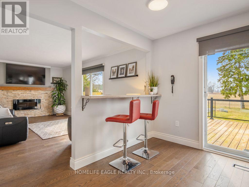 1592 Sideroad 15, New Tecumseth, ON - Indoor With Fireplace