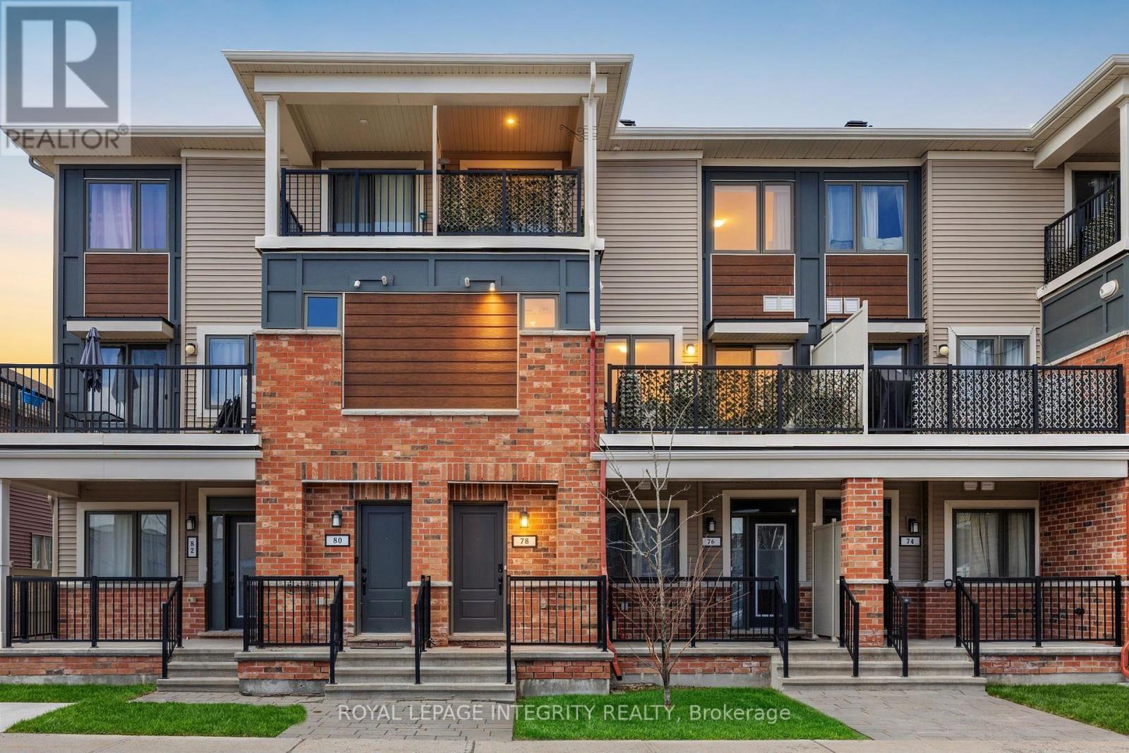 78 Lyrid Private, Ottawa, ON - Outdoor With Balcony With Facade