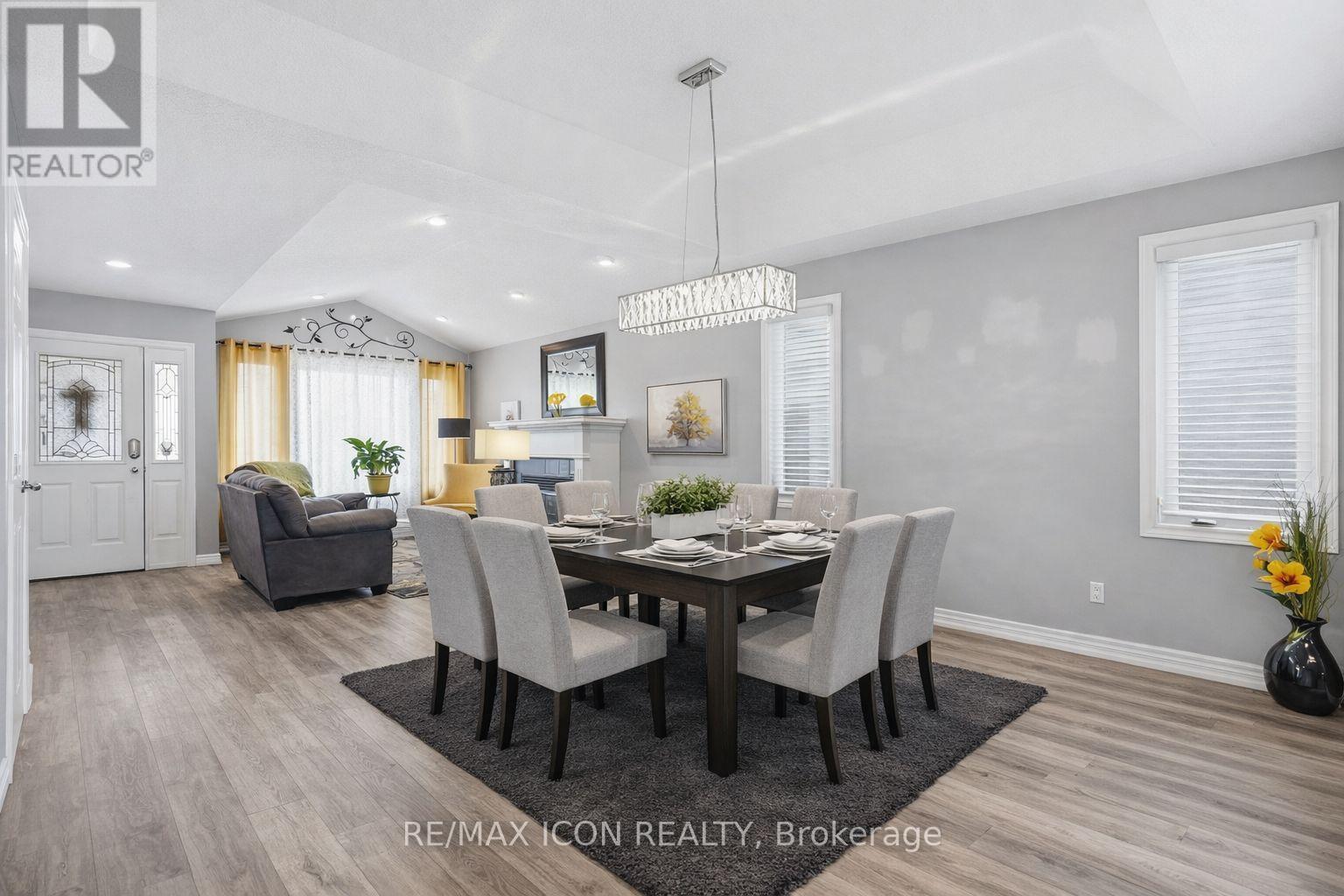 Digitally Staged - 53 Augusta Crescent, St. Thomas, ON - Indoor Photo Showing Dining Room