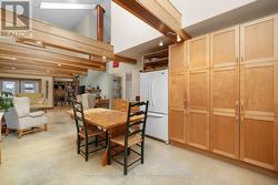 Wall of pantry has tons of storage - 