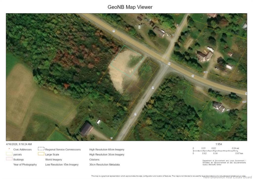 Lot 4-2026 Route 104, Upper Hainesville, NB