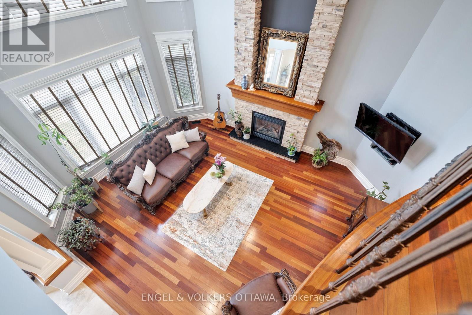 453 Rahul Crescent, Ottawa, ON - Indoor Photo Showing Other Room With Fireplace