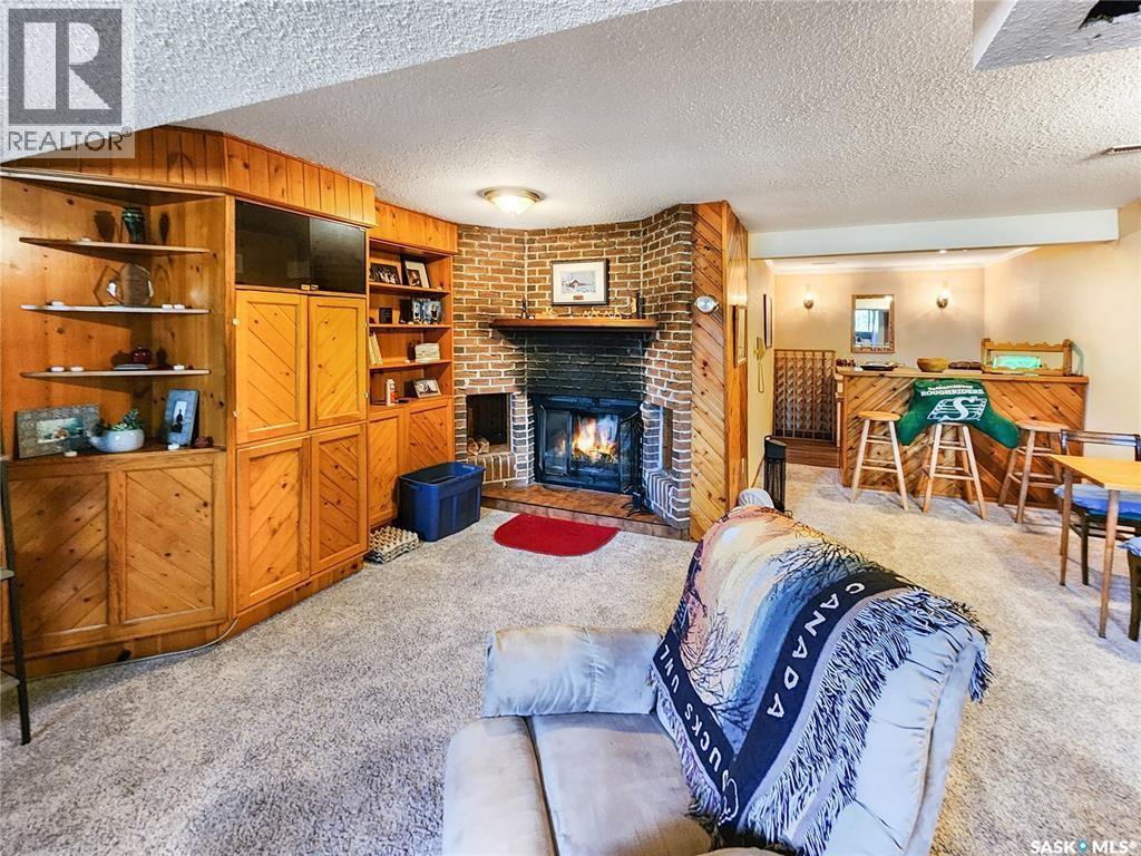 3069 Sherman Drive, Prince Albert, SK - Indoor With Fireplace