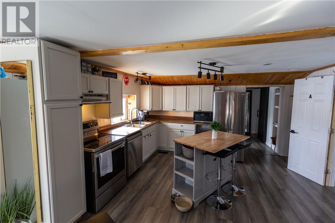 12 Ormsby, Capreol, ON - Indoor Photo Showing Kitchen With Double Sink