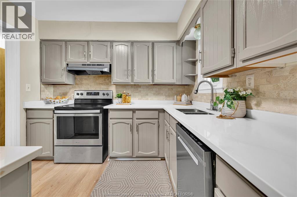 3711 Dandurand Boulevard, Windsor, ON - Indoor Photo Showing Kitchen With Double Sink