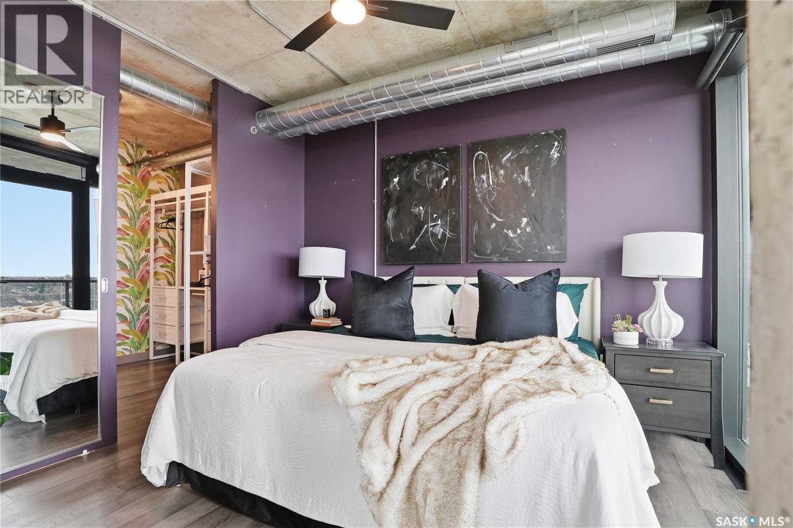 1505 490 2Nd Avenue S, Saskatoon, SK - Indoor Photo Showing Bedroom