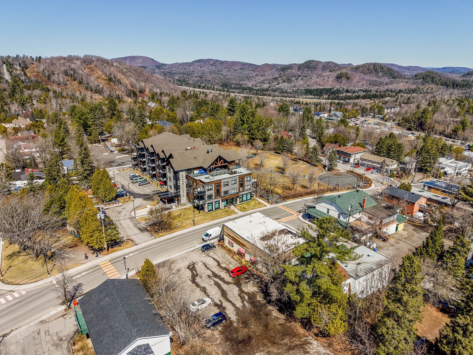 Aerial View - 146 Rue Morin, Sainte-Adèle, QC - Outdoor With View