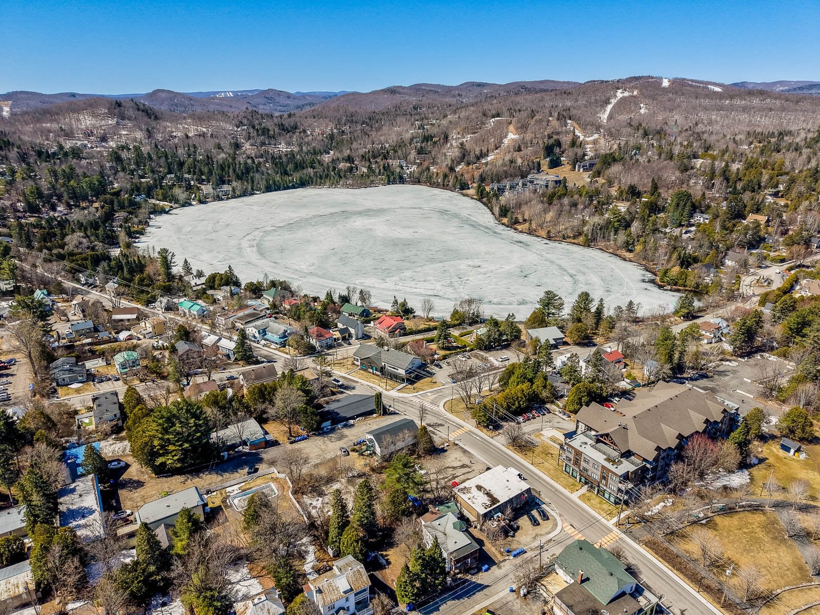 Aerial View - 146 Rue Morin, Sainte-Adèle, QC - Outdoor With View