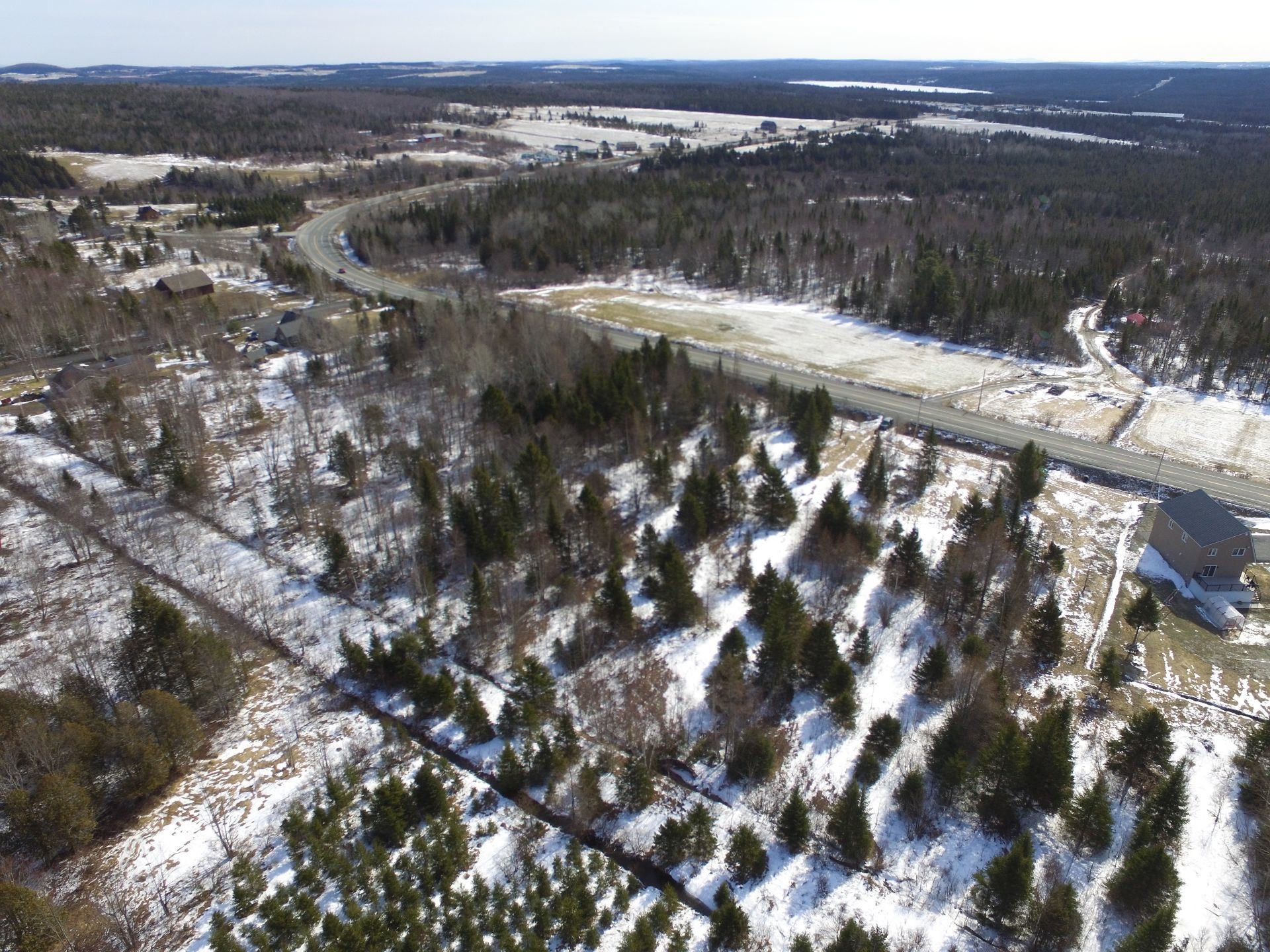 Photo aérienne - X 6E Rang, Adstock, QC