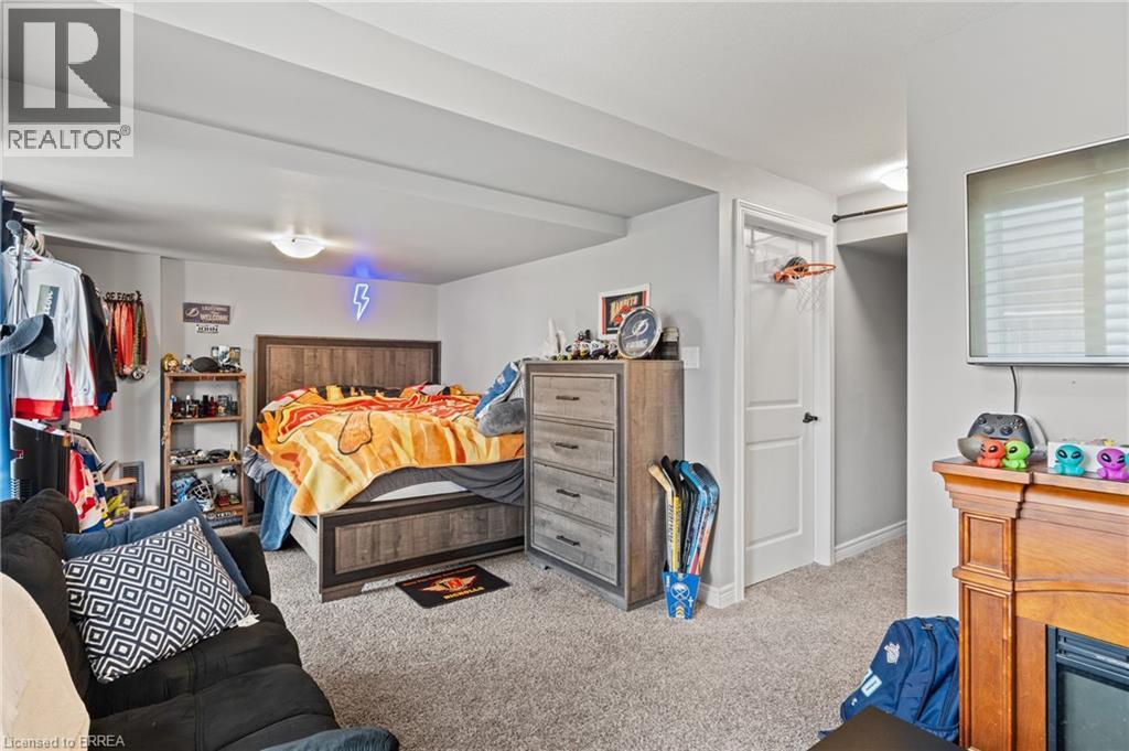 basment set up as 4th bedroom - 88 Severino Circle, Smithville, ON - Indoor Photo Showing Bedroom
