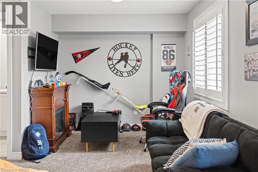 basment set up as 4th bedroom - 88 Severino Circle, Smithville, ON - Indoor Photo Showing Other Room