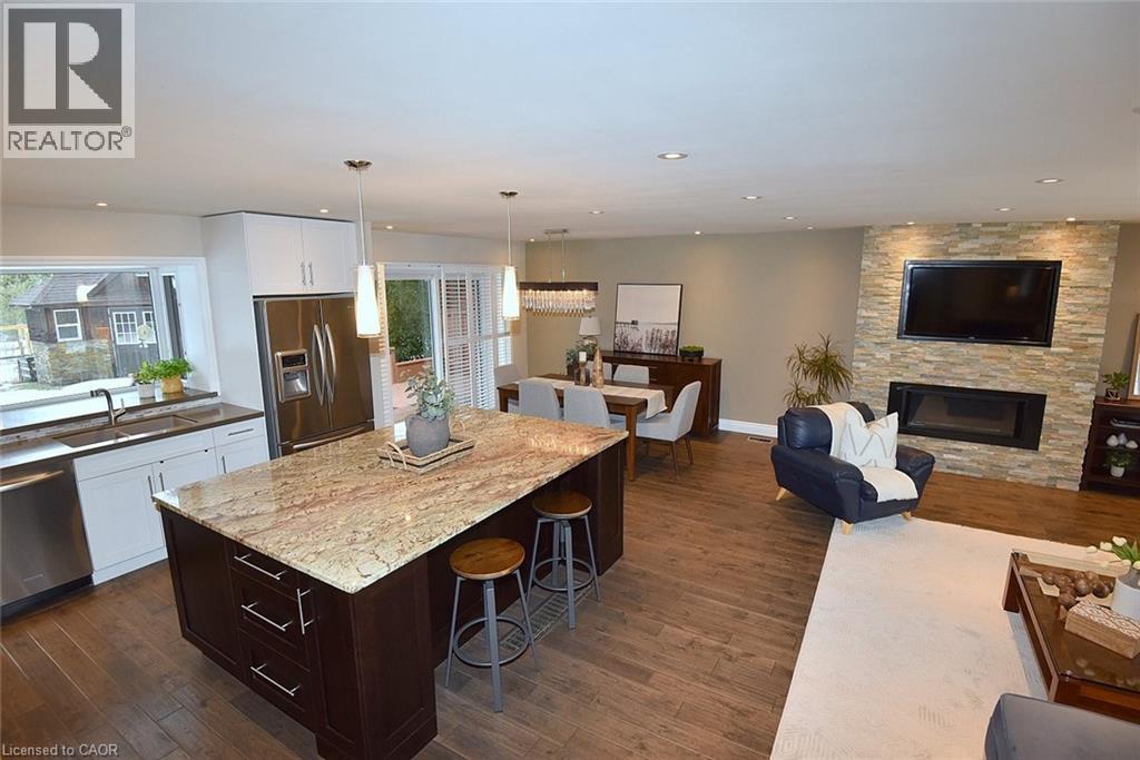 Well curated space - 626 Vanderburgh Drive, Burlington, ON - Indoor With Fireplace