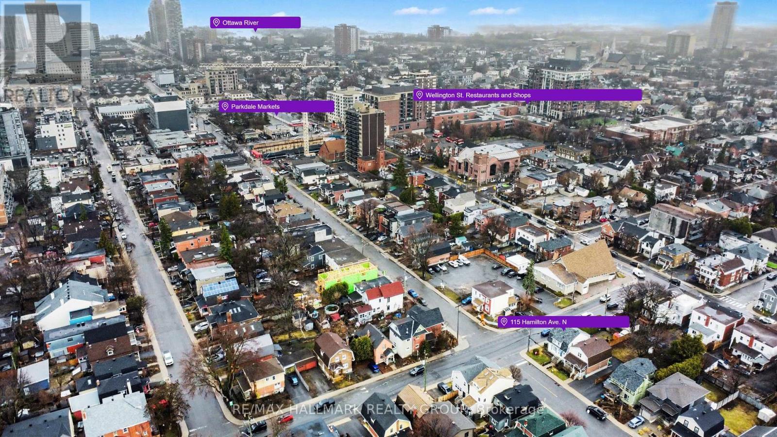115 Hamilton Avenue N, Ottawa, ON - Outdoor With View