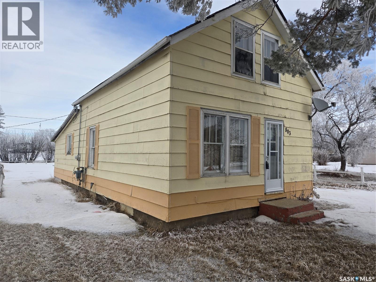 803 Hall Street, Loreburn, SK - Outdoor With Exterior