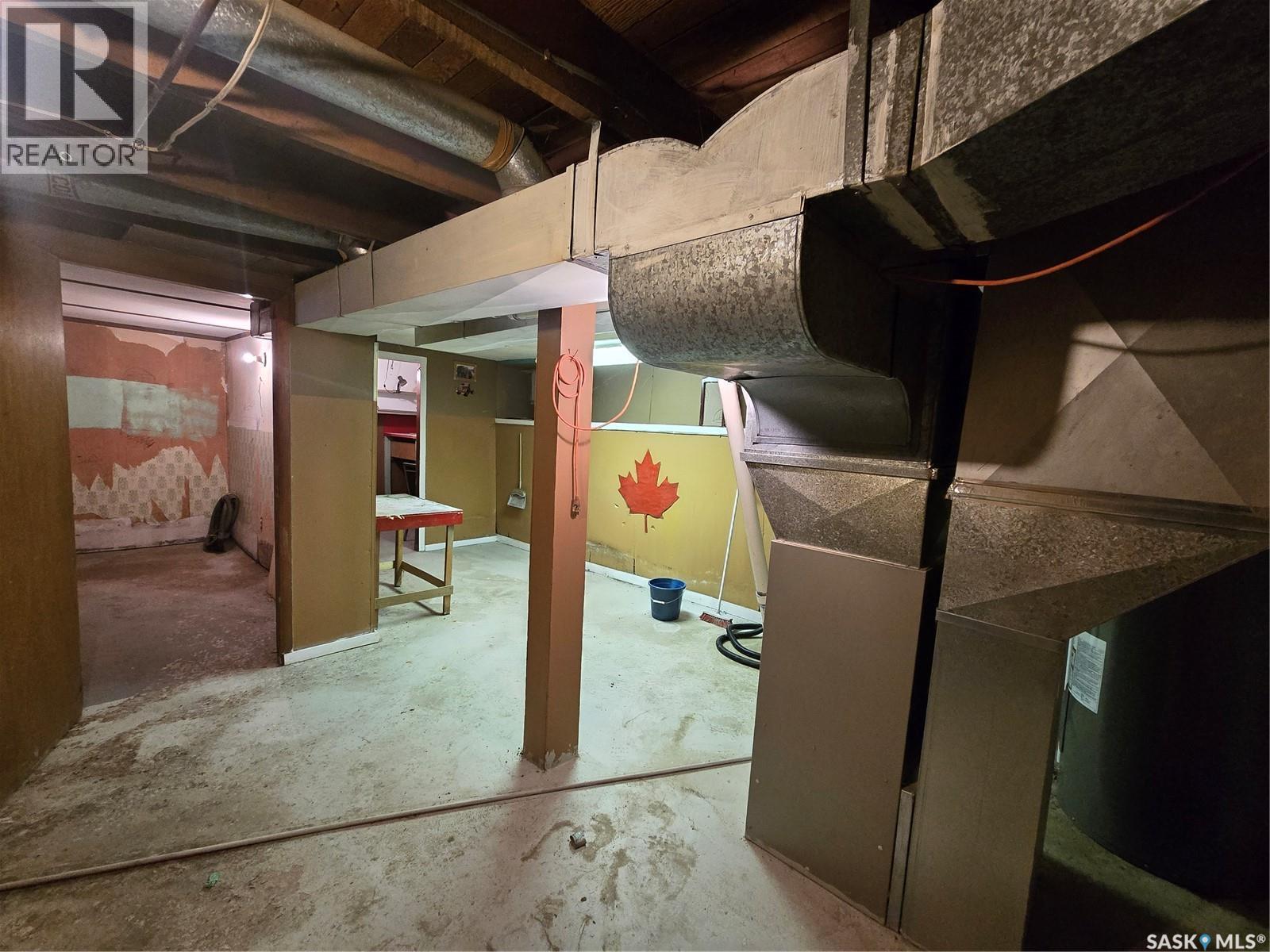 803 Hall Street, Loreburn, SK - Indoor Photo Showing Basement