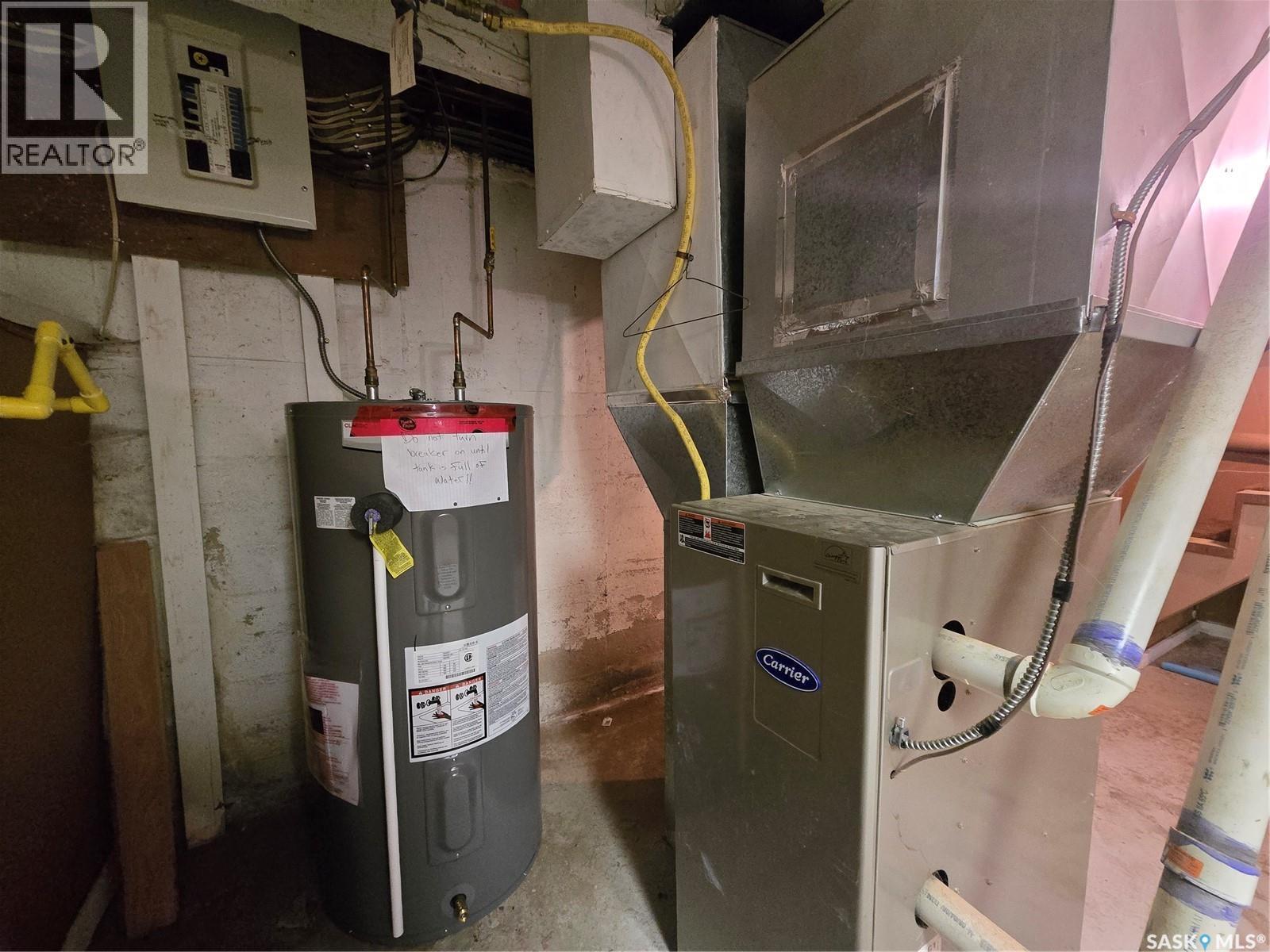 803 Hall Street, Loreburn, SK - Indoor Photo Showing Basement