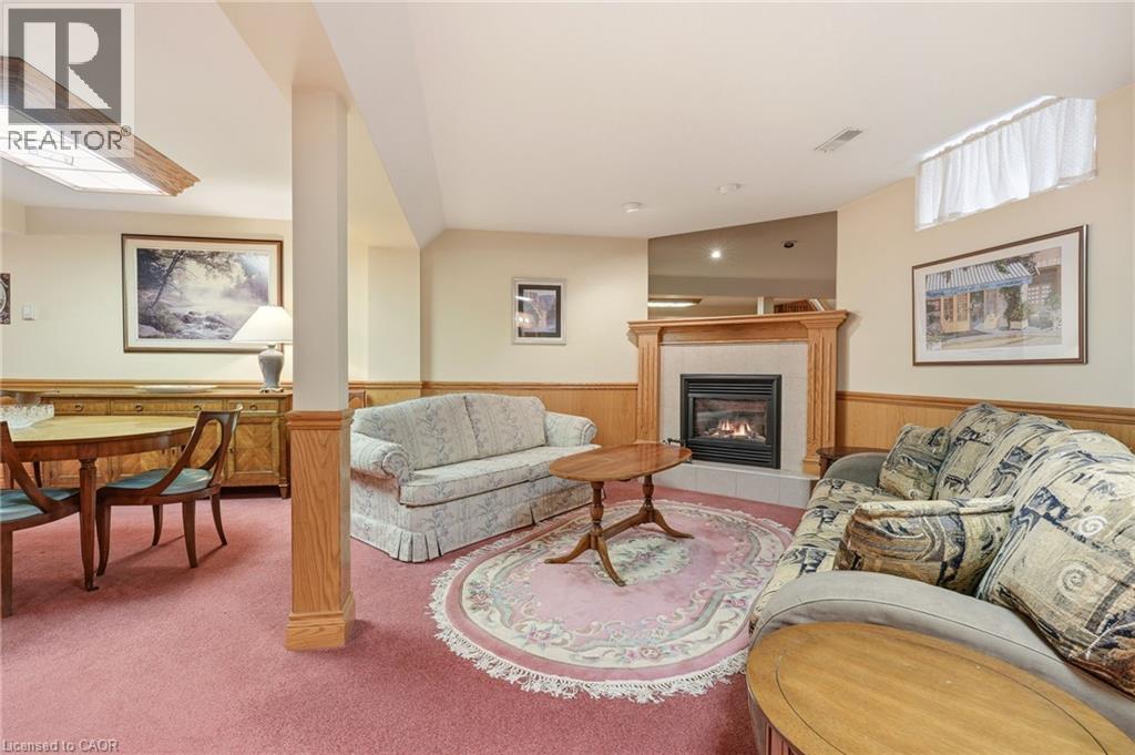 1156 Augustus Drive, Burlington, ON - Indoor Photo Showing Living Room With Fireplace