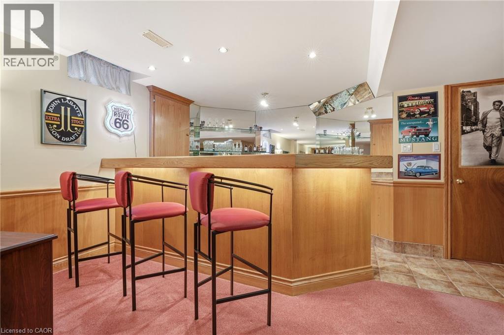 Impressive Wet Bar for Festive Celebrations - 1156 Augustus Drive, Burlington, ON - Indoor Photo Showing Other Room