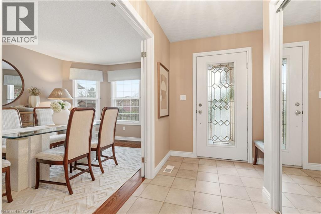 Spacious tiled Entry Foyer with Double Closets - 1156 Augustus Drive, Burlington, ON - Indoor
