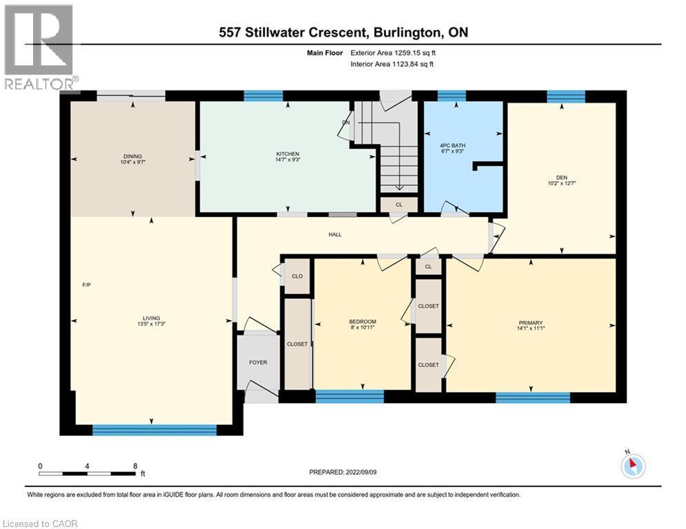 Main Floor Floorplan - 557 Stillwater Crescent, Burlington, ON - Other