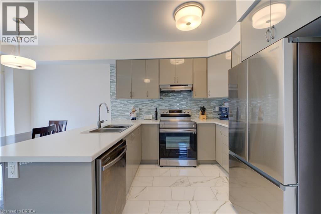 2 Copeman Avenue, Brantford, ON - Indoor Photo Showing Kitchen With Double Sink With Upgraded Kitchen