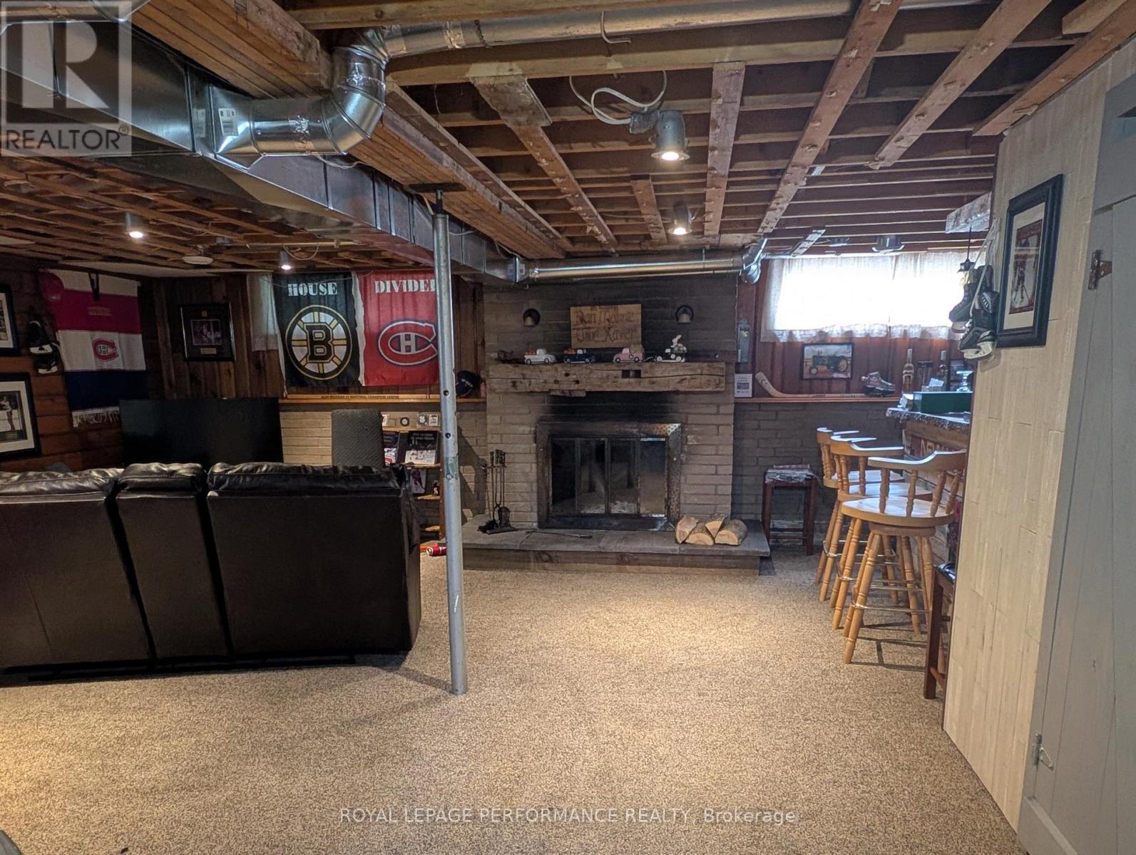 Basement - 320 Baldwin Avenue, Cornwall, ON - Indoor With Fireplace
