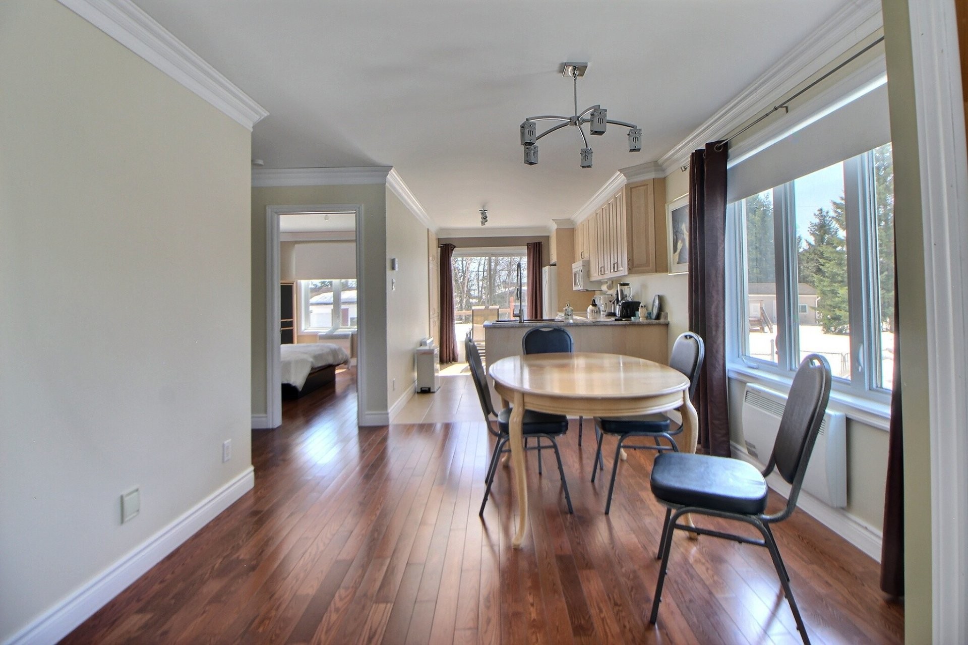 Overall view - 522 4E Avenue E., Amos, QC - Indoor Photo Showing Dining Room