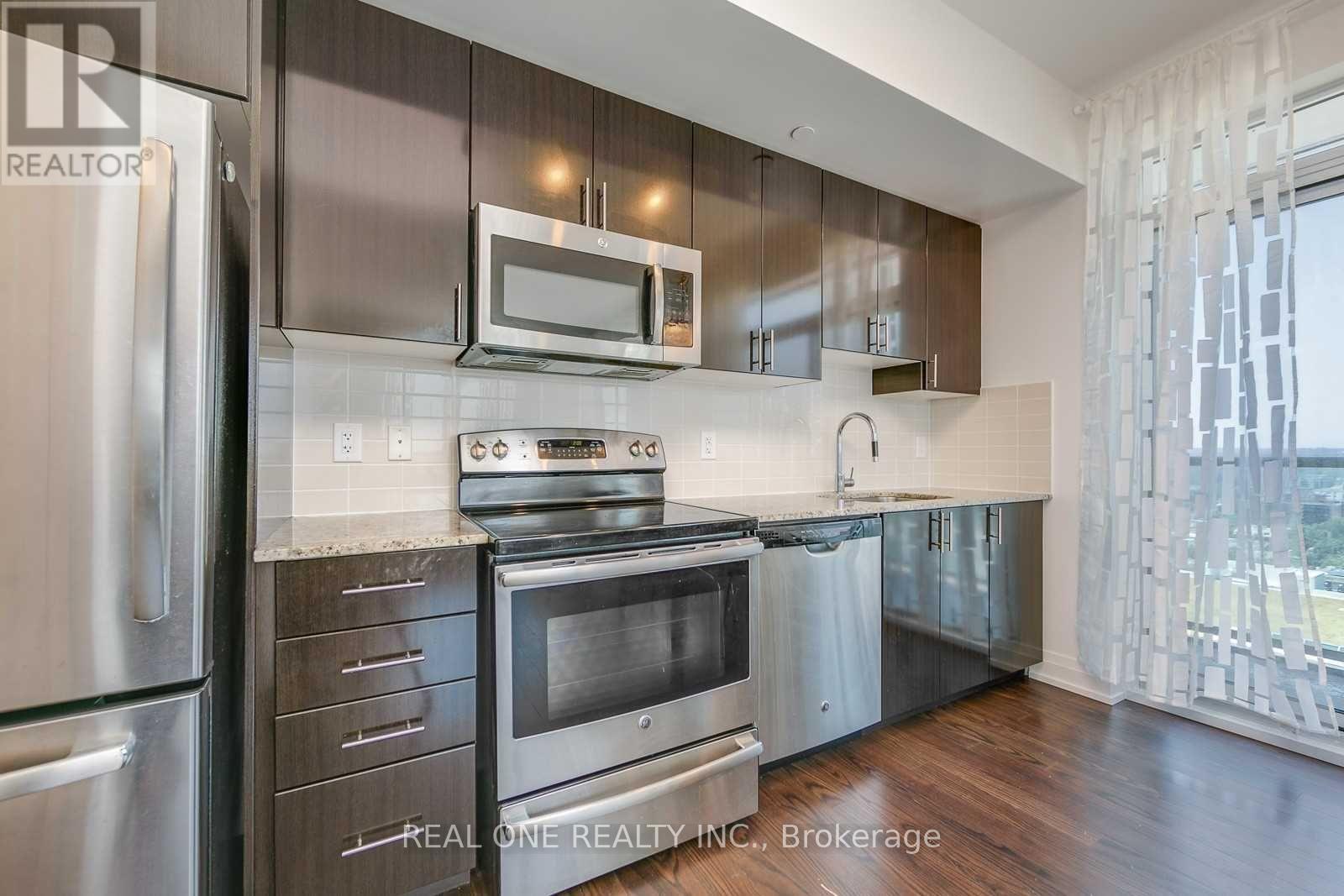 1102 - 7167 Yonge Street, Markham, ON - Indoor Photo Showing Kitchen With Upgraded Kitchen