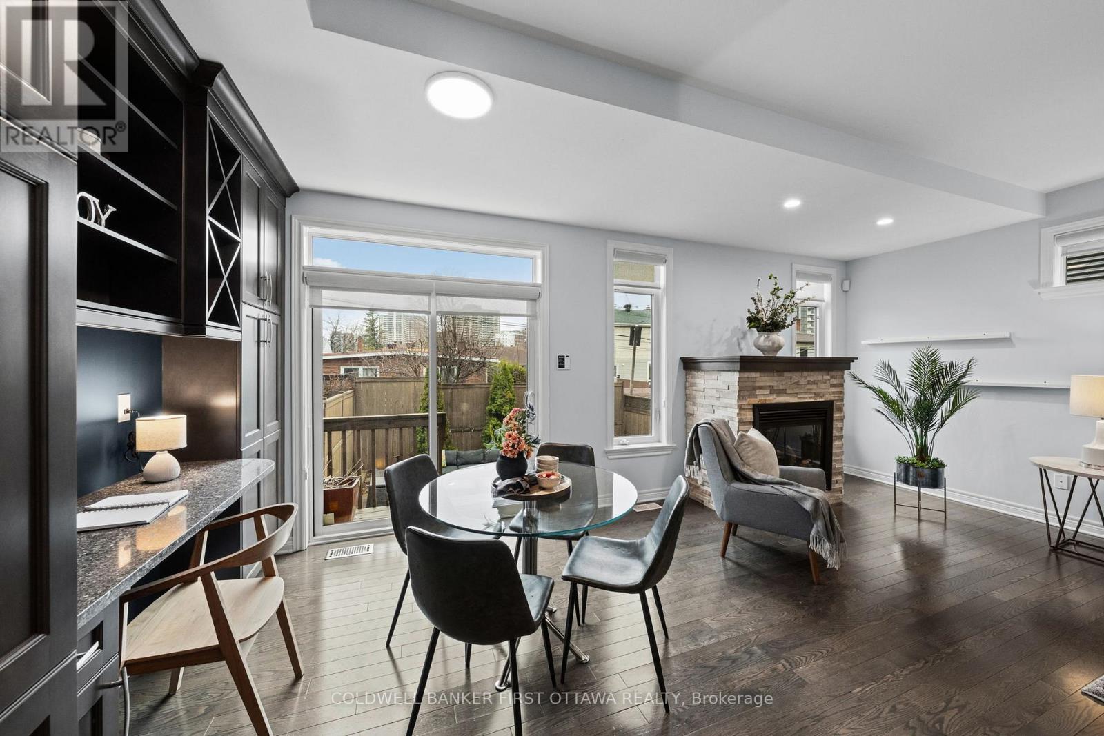 206 Ancaster Avenue, Ottawa, ON - Indoor Photo Showing Other Room With Fireplace
