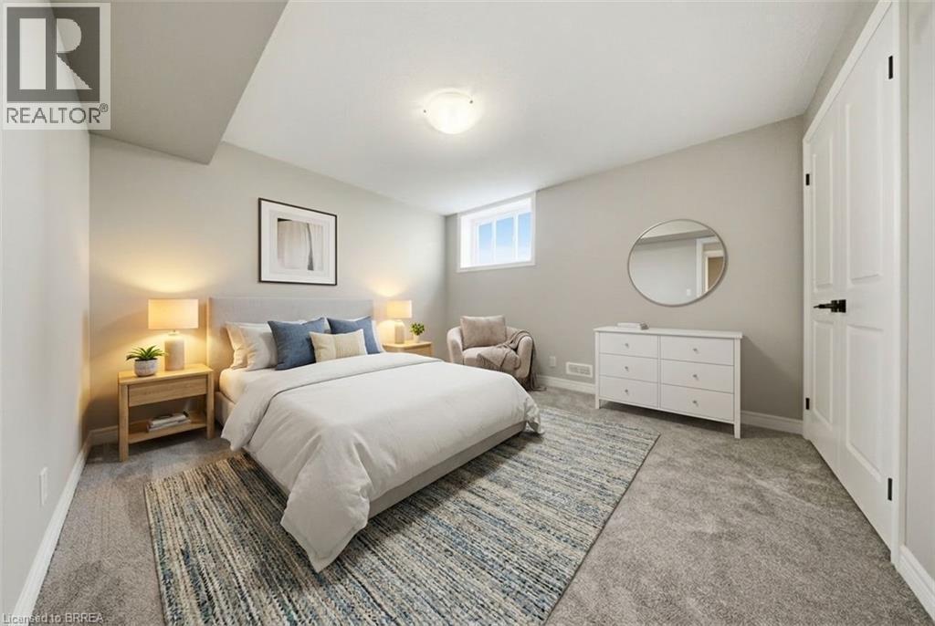 Digitally Staged - 105 Craddock Boulevard, Jarvis, ON - Indoor Photo Showing Bedroom