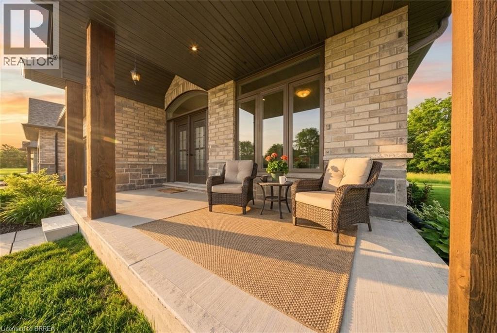 Digitally Staged - 105 Craddock Boulevard, Jarvis, ON - Outdoor With Deck Patio Veranda With Exterior