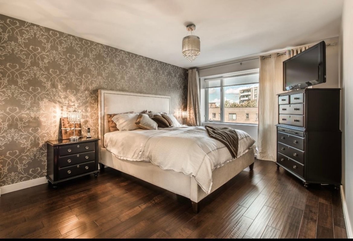 Master Bedroom - 54-4850 Ch. De La Côte-St-Luc, Montréal (Côte-Des-Neiges/Notre-Dame-De-Grâce), QC - Indoor Photo Showing Bedroom