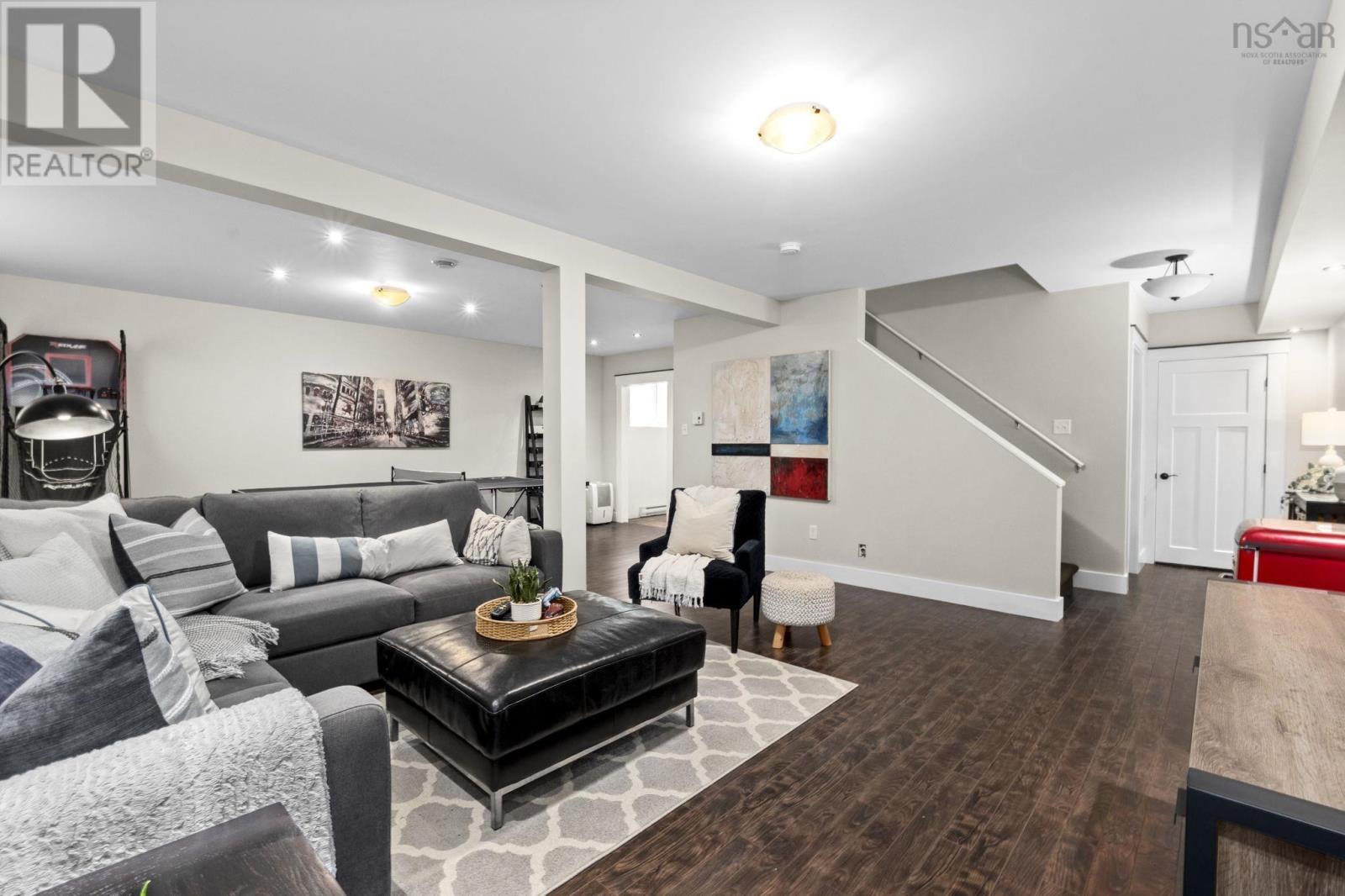 Rec Room - 124 Beachstone Drive, Spryfield, NS - Indoor Photo Showing Living Room