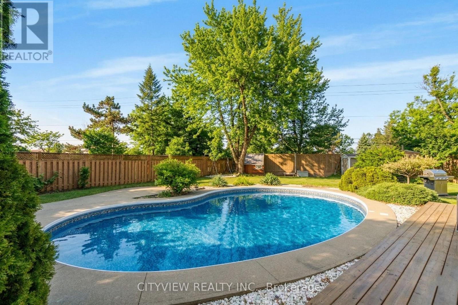 64 Foxacre Row, Brampton, ON - Outdoor With In Ground Pool With Backyard