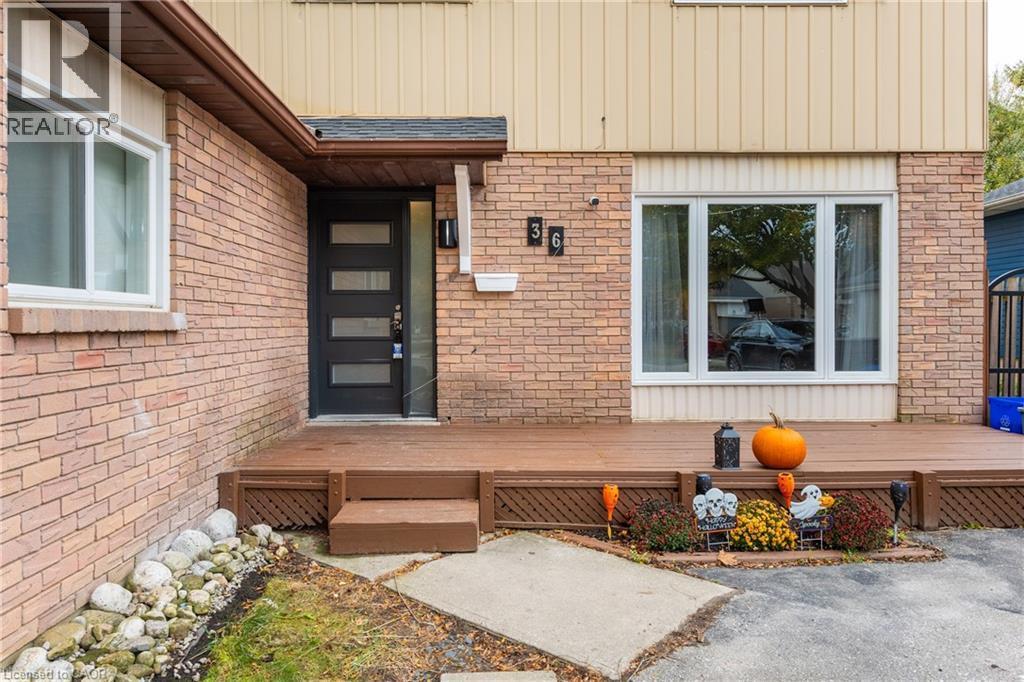 36 Angela Crescent, Cambridge, ON - Outdoor With Deck Patio Veranda With Exterior