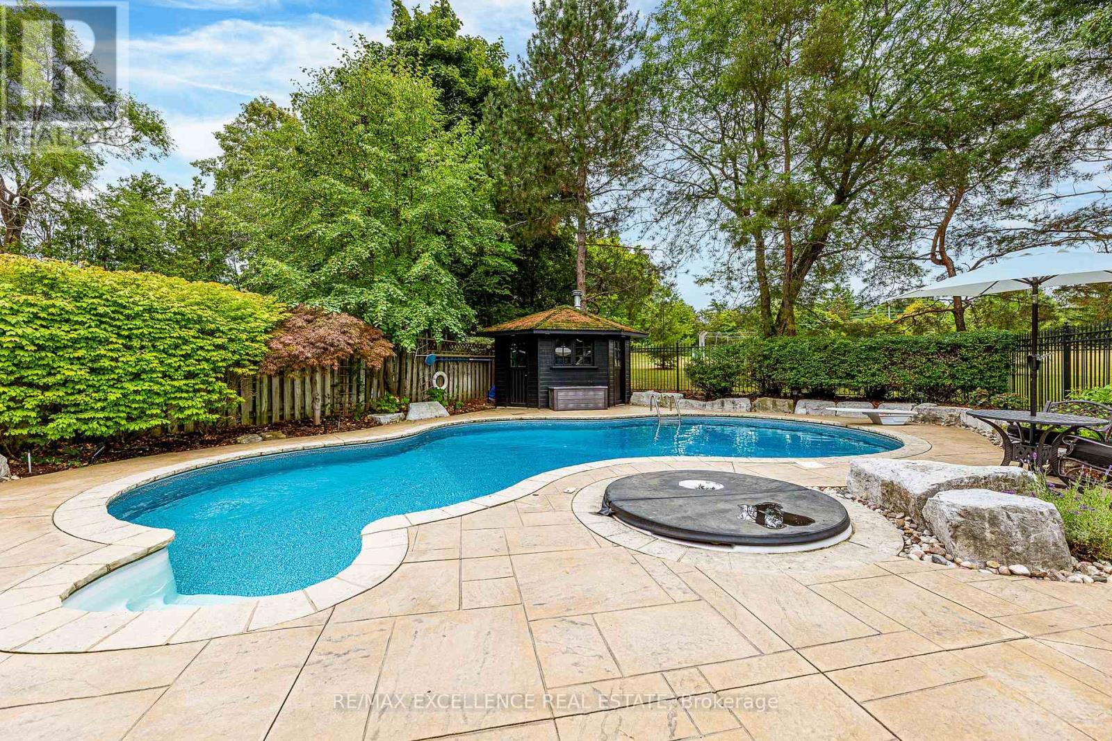 2446 Hammond Road, Mississauga, ON - Outdoor With In Ground Pool With Backyard