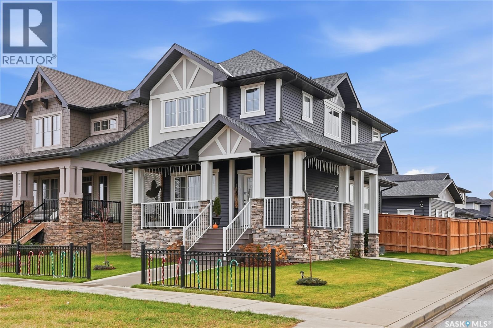 703 Underhill Lane, Saskatoon, SK - Outdoor With Deck Patio Veranda With Facade